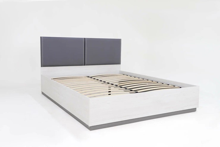 Кровать с подъемным механизмом Винтер-14, винтерберг/темно-серый/спейс графит в Элисте - изображение 1