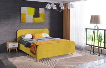 Кровать спальная Сиерра 1600 (без основания) Торонто горчица в Элисте - предосмотр 1