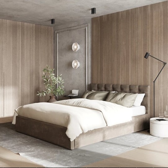 Спальная кровать Валенсия 1400 в Элисте - изображение 3