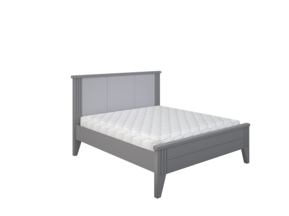 Полутороспальная кровать Верона 1200, Серый в Элисте - изображение