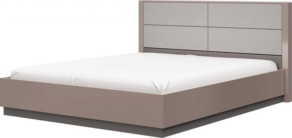 Кровать спальная Вива 1600х2000 с основанием, Мокко глянец в Элисте - изображение