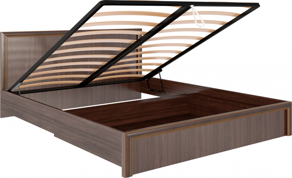 Кровать с подъемным механизмом Беатрис М08 (Орех Гепланкт) в Элисте - изображение