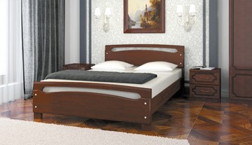 Двуспальная кровать Камелия-2 (Орех) 160х200 в Элисте