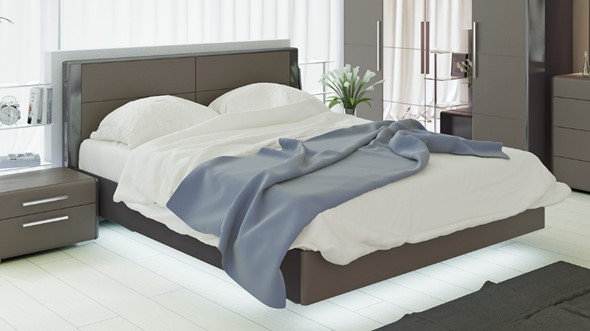 Кровать Наоми 1600, цвет Фон серый, Джут СМ-208.01.01 в Элисте - изображение