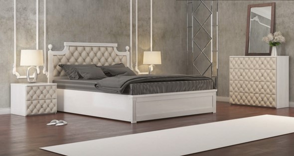 Двуспальная кровать Сфера 160*190 с основанием в Элисте - изображение