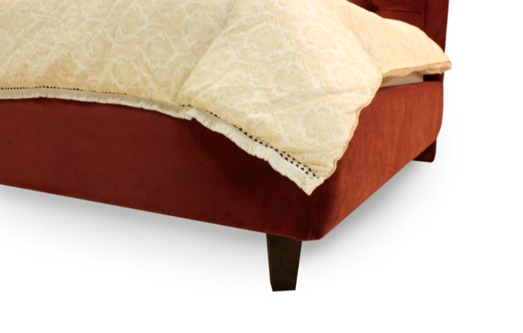 Кровать угловая  высокими ножками Грета 1040х2150 мм в Элисте - изображение 6