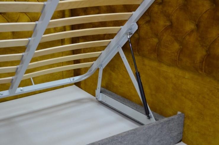 Угловая кровать с низкими ножками Грета 104х215 см в Элисте - изображение 3
