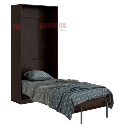 Кровать-шкаф Велена 1, 800х2000, венге в Элисте - изображение