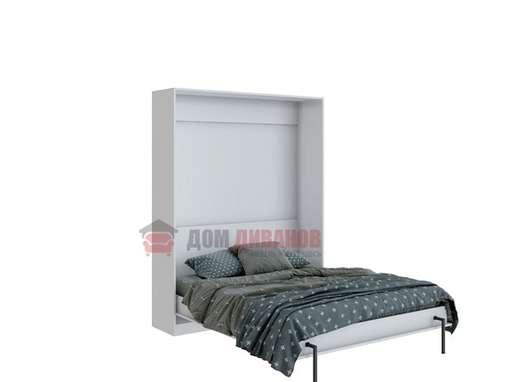 Кровать-шкаф Велена 3, 1600х2000, цвет белый в Элисте - изображение