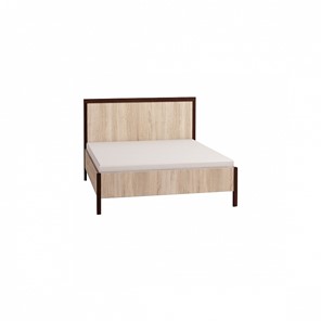 Спальная кровать Bauhaus 4 + 4.1 Основание с гибкими ламелями 1200, Металл, Дуб Сонома в Элисте - предосмотр