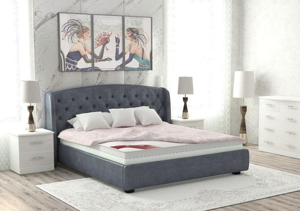 Кровать спальная Сильва 180х200 (с основанием) в Элисте - изображение
