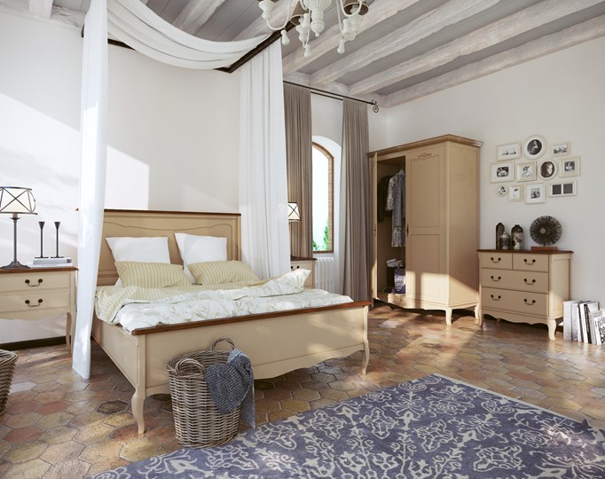 Модульная спальня Leontina №1 Бежевый в Элисте - изображение
