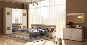 Модульная спальня Фиджи 3, белый в Элисте - предосмотр