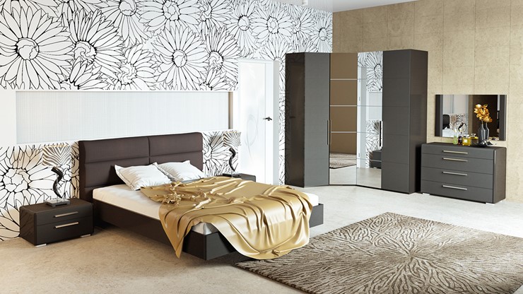 Спальня Наоми №2, цвет Фон серый, Джут в Элисте - изображение 5