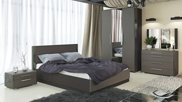 Модульная спальня Наоми №3, цвет Фон серый, Джут в Элисте - предосмотр 6