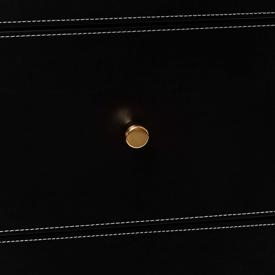 Комод с 3 ящиками Leset Хайди (Черный) в Элисте - изображение 6