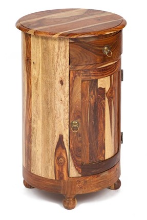 Тумба-бар Бомбей -1769 палисандр, 76,5хD45см, натуральный (natural) арт.10050 в Элисте - изображение