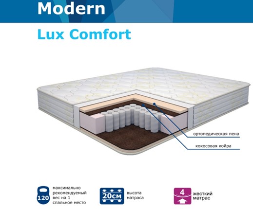 Матрас Modern Lux Comfort Нез. пр. TFK в Элисте - изображение
