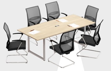 Набор мебели в офис А4 (металлокаркас QUATTRO) белый премиум / металлокаркас белый в Элисте - предосмотр 8