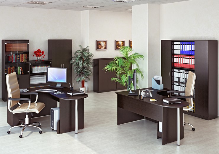 Комплект офисной мебели Nova S, Венге Цаво в Элисте - изображение
