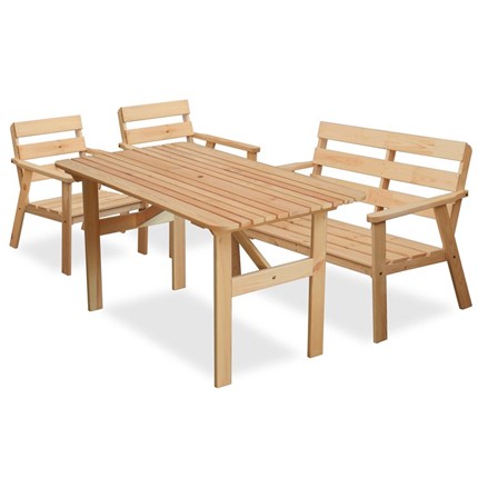 Обеденная группа из дерева стол, диван, 2 кресла в Элисте - изображение