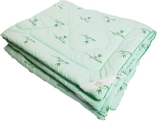 Стеганое одеяло Бамбук, всесезонное п/э вакуум в Элисте - изображение