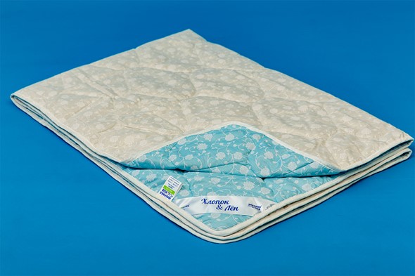 Одеяло легкое двуспальное Хлопок &  Лен в Элисте - изображение