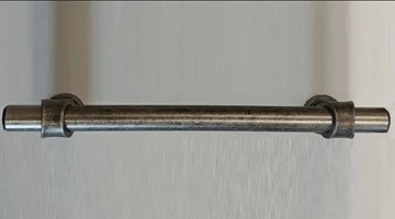 Ручка-скоба (128 мм), античное серебро Прованс в Элисте