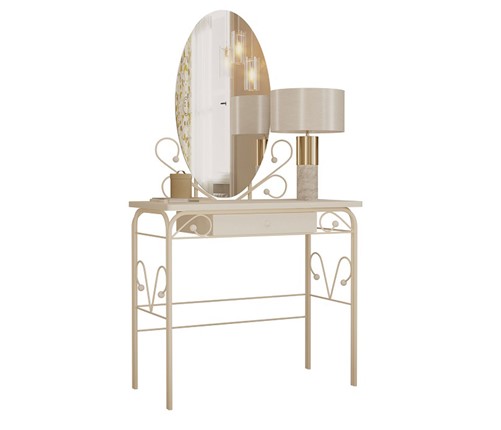 Дамский столик кремово-белый (RAL 9001) в Элисте - изображение