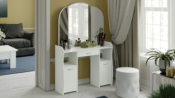 Туалетный стол София Т2, цвет Белый в Элисте - предосмотр