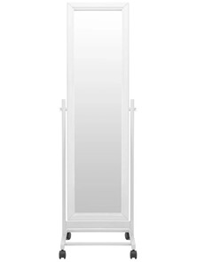 Зеркало напольное BeautyStyle 27 (135х42,5см) Белое в Элисте - предосмотр 1