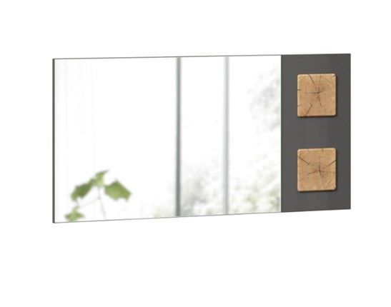 Зеркало настенное Фиджи 659.420, Антрацит глянец в Элисте - изображение