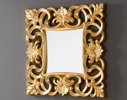 Зеркало навесное PU021 золото в Элисте - изображение 1