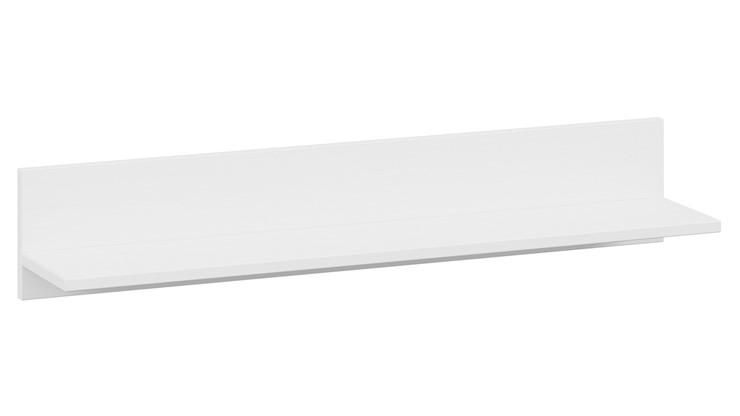 Полка навесная Денвер (Белый) в Элисте - изображение 1