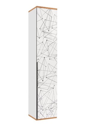 Шкаф одностворчатый Урбан 528.040, белый в Элисте - изображение