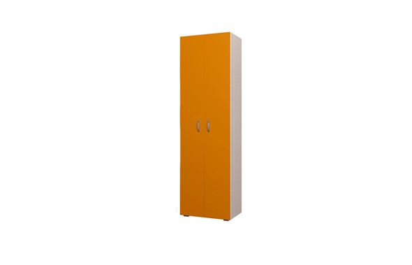 Детский шкаф 600 ДО Млечный дуб, Оранжевый в Элисте - изображение