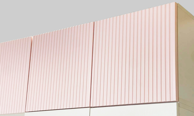 Двухдверная антресоль Зефир 118.01 (белое дерево/пудра розовая (эмаль)) в Элисте - изображение 3