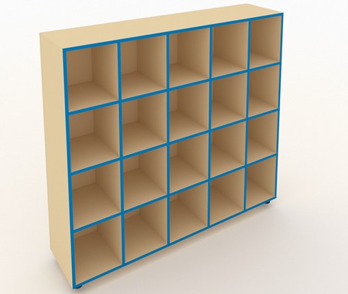 Шкаф для горшков ШГН-20 кромка синяя в Элисте - изображение