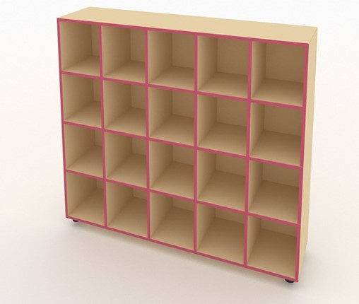 Шкаф для горшков ШГН-15 кромка розовая в Элисте - изображение