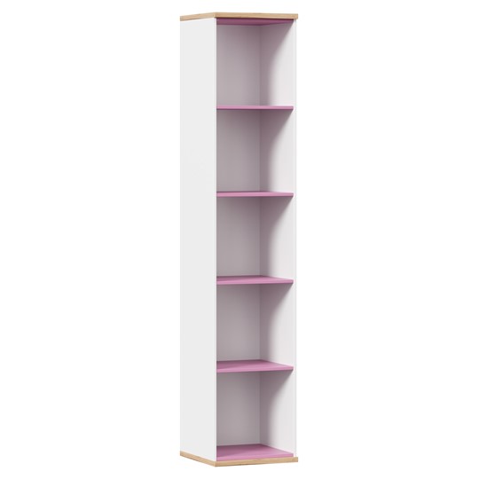 Шкаф одностворчатый Урбан 528.040, белый/розовый в Элисте - изображение 4