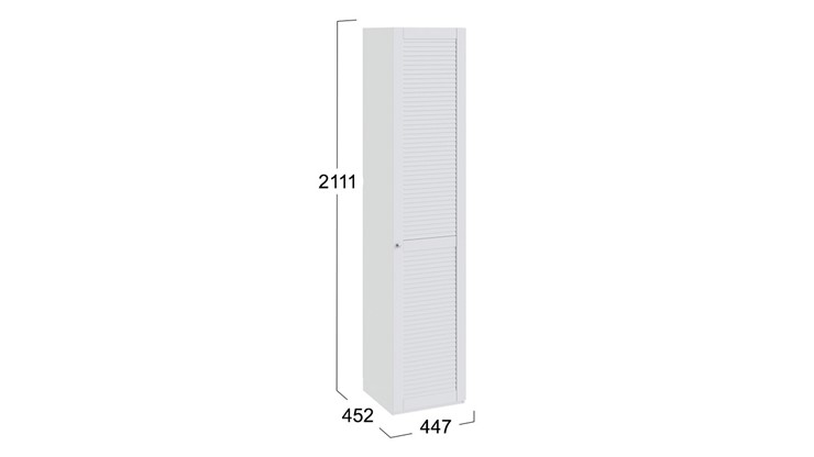 Шкаф однодверный Ривьера правый СМ 241.21.001R (Белый) в Элисте - изображение 2