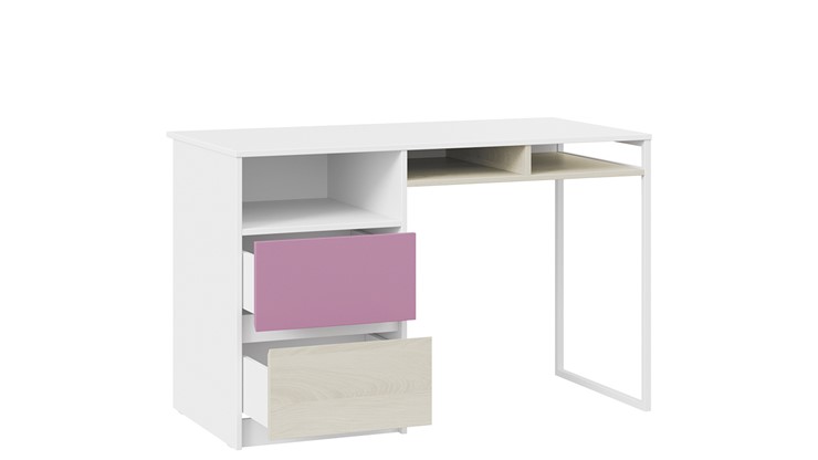 Письменный стол Сканди СМ-386.15.02-20 (Дуб Гарден, Белая, Лиловый) в Элисте - изображение 3