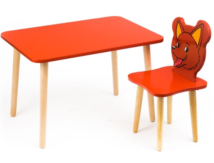 Стол в детскую Джери, Красный в Элисте - изображение 1