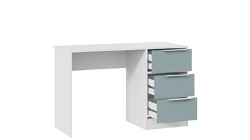 Письменный стол Марли Тип 1 (Белый/Серо-голубой) в Элисте - предосмотр 3