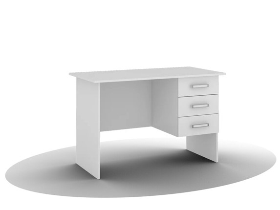 Письменный стол Вега СП-01 (Белый древесный) в Элисте - изображение