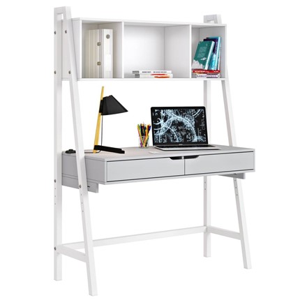 Стол с ящиками высокий POLINI Kids Mirum 1445 Серый / Белый в Элисте - изображение