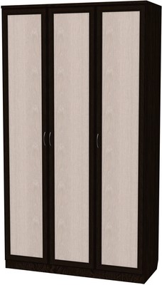 Шкаф распашной 106 3-х створчатый, цвет Венге в Элисте - изображение