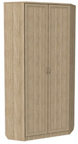 Шкаф 401 угловой со штангой, цвет Дуб Сонома в Элисте - предосмотр