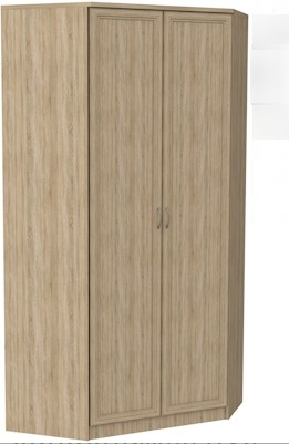 Шкаф 403 несимметричный, цвет Дуб Сонома в Элисте - изображение