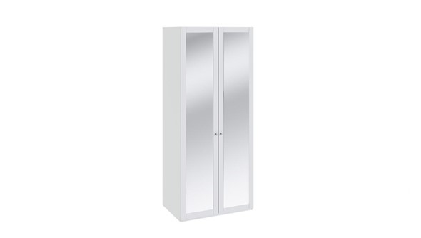 Распашной шкаф Ривьера для одежды с зеркальными дверями СМ 241.07.102 в Элисте - изображение
